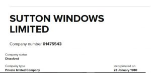Sutton Windows Ltd Double Glazing Manufacturer gone bust Sutton Windows Ltd Double Glazing Manufacturer gone bust