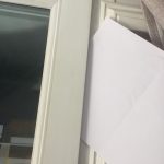 Window Hinge gaps & drafts test with paper Dartford Window Hinges gaps & drafts test with paper Dartford