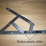 UPVC broken window hinge. Broken plastic slider Bexleyheath UPVC broken window hinge. Broken plastic slider Bexleyheath