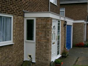 UPVC Door panels with a cat flap fitted in patio Bexley UPVC Door panels withcat flap fitted in patio Bexley